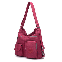 Convertible Strap Nylon Crossbody Bag