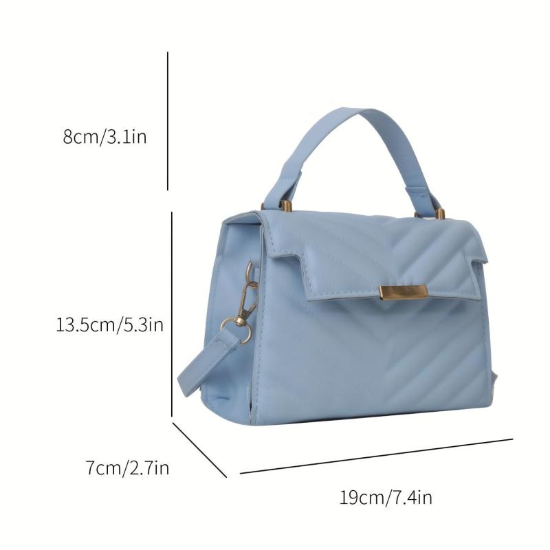Quilted Detail Shoulder Bag Minimalist Satchel Bag