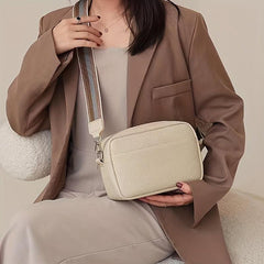 Minimalist Shoulder Bag Crossbody with Wide Strap