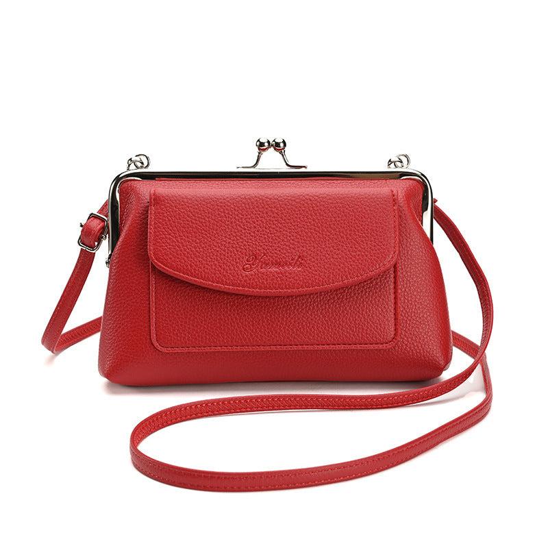 Women's Crossbody Clutch Purse Shoulder Bag in PU Leather