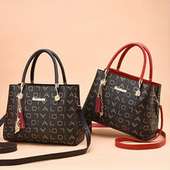 Vintage Pattern Tote Satchel Bag For Work