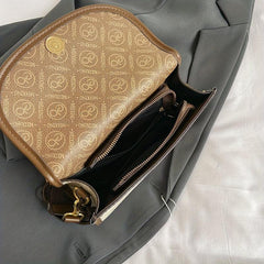 Vintage Square Bag Classic Pattern Flap Purse