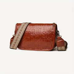 Embossed Crossbody Bag Vintage Shoulder Small Purse For Women
