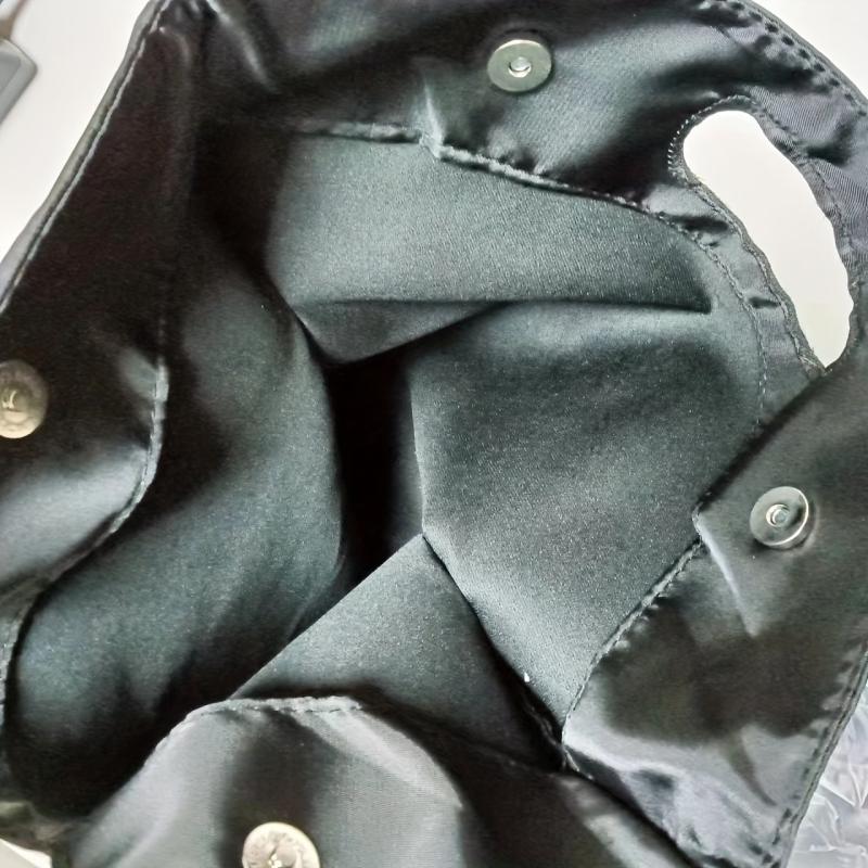 Anti Theft Large Capacity Tote Bag Nylon Double Strap Lightweight Shoulder Shopp