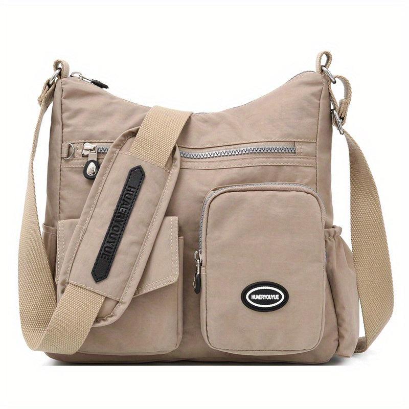 Large Capacity Shoulder Bag Zipper Purse for Students