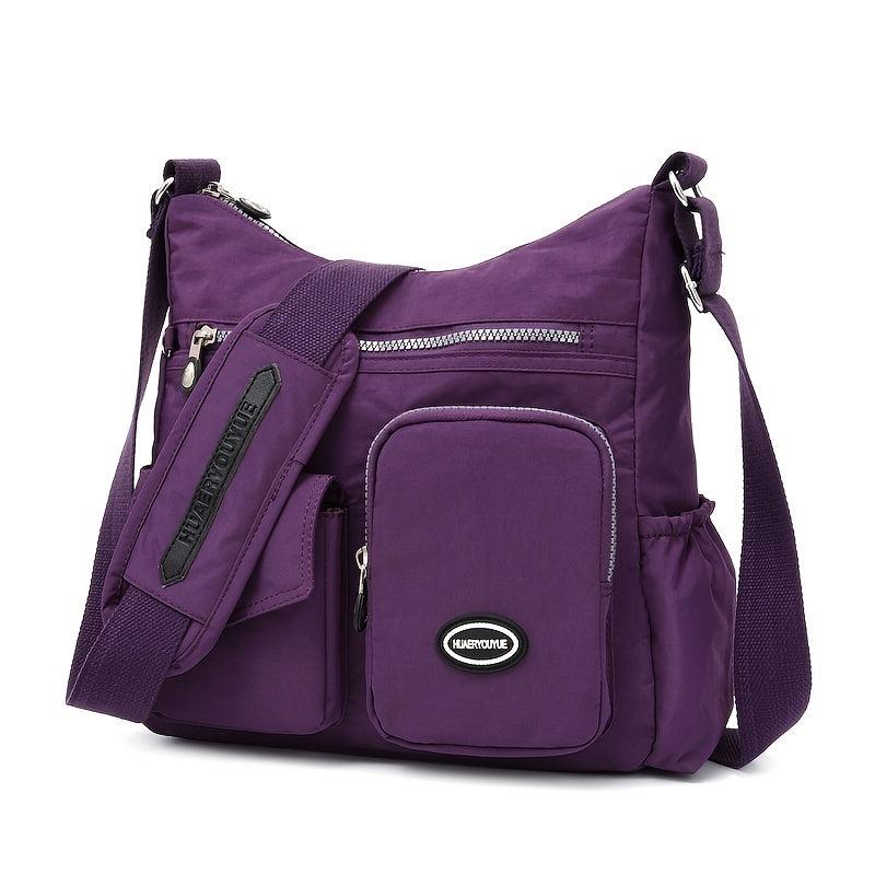 Large Capacity Shoulder Bag Zipper Purse for Students