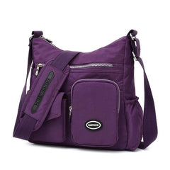 Large Capacity Shoulder Bag Zipper Purse for Students
