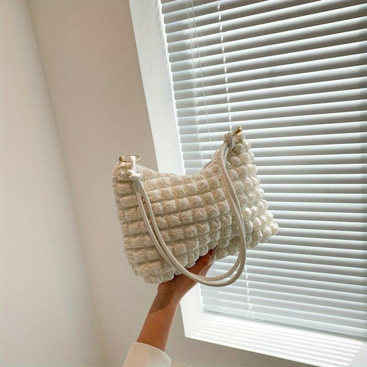 Minimalist Ruched Shoulder Bag