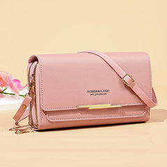Square Shoulder Bag Coin Purse Detachable Strap