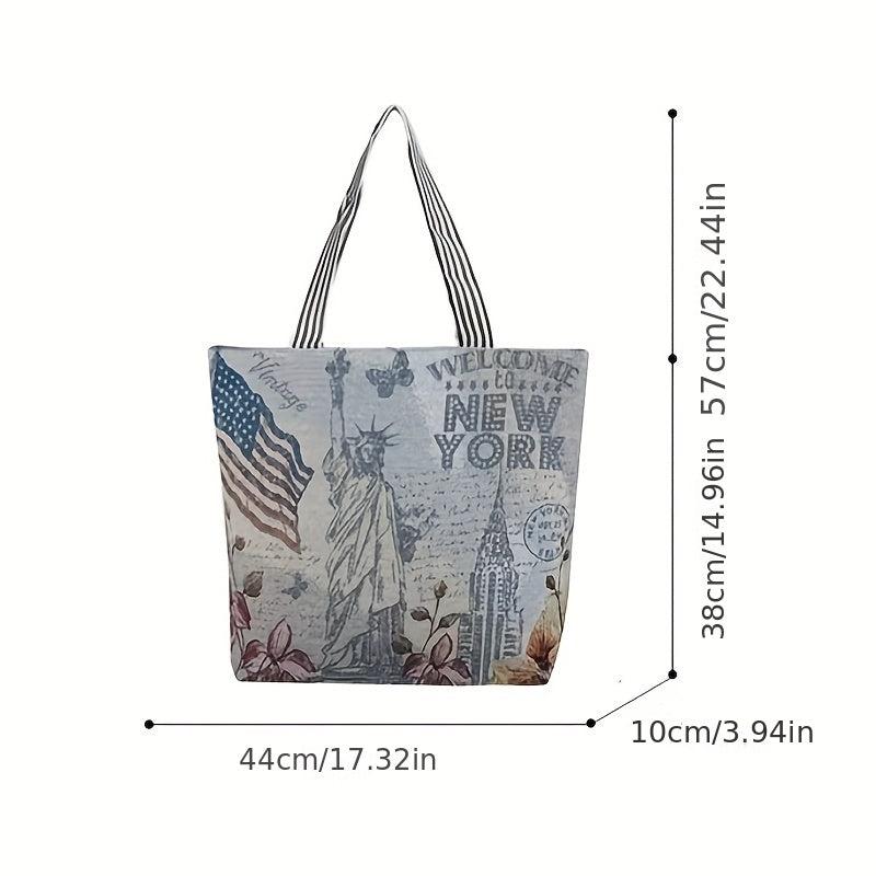 Cute Cartoon Cat Shoulder Bag Zipper Shopping Handbag