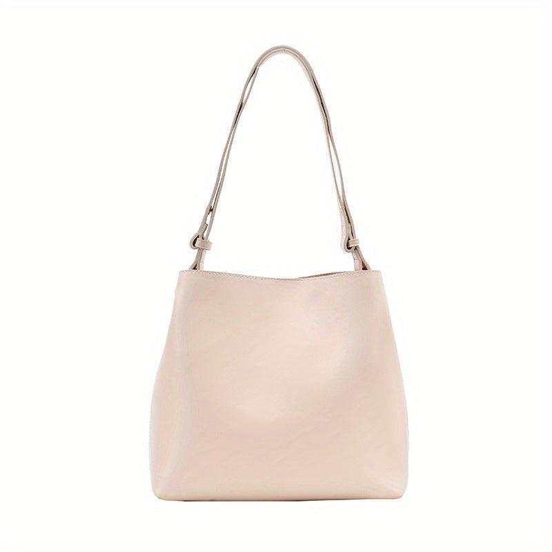 PU Leather Shoulder Bag with Little Pouch Crossbody Bag