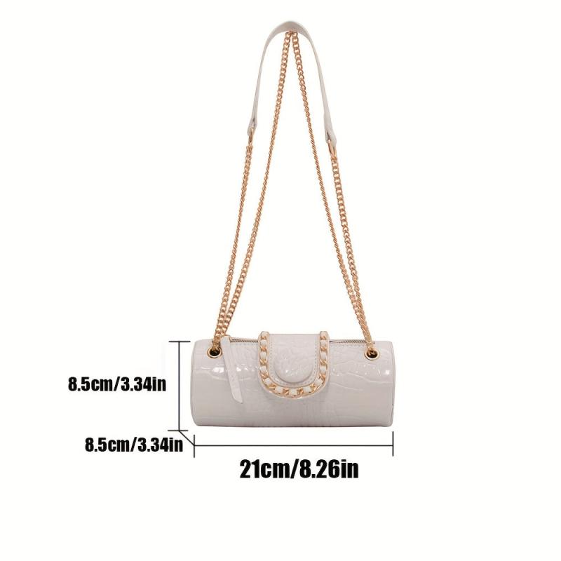 Stone Embossed Boston Bag Vintage PU Crossbody Bag Purses