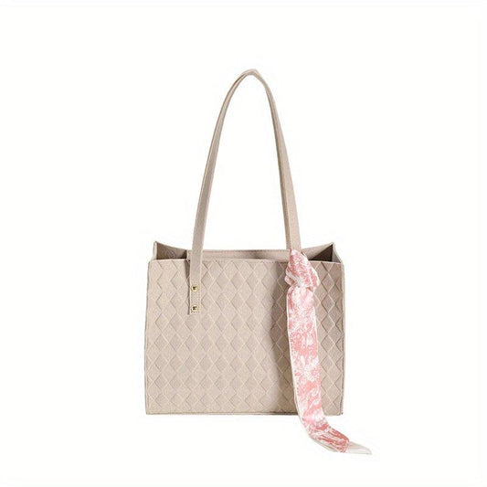 Casual Tote Bag Women's Versatile Handbag & Purse For Commuting