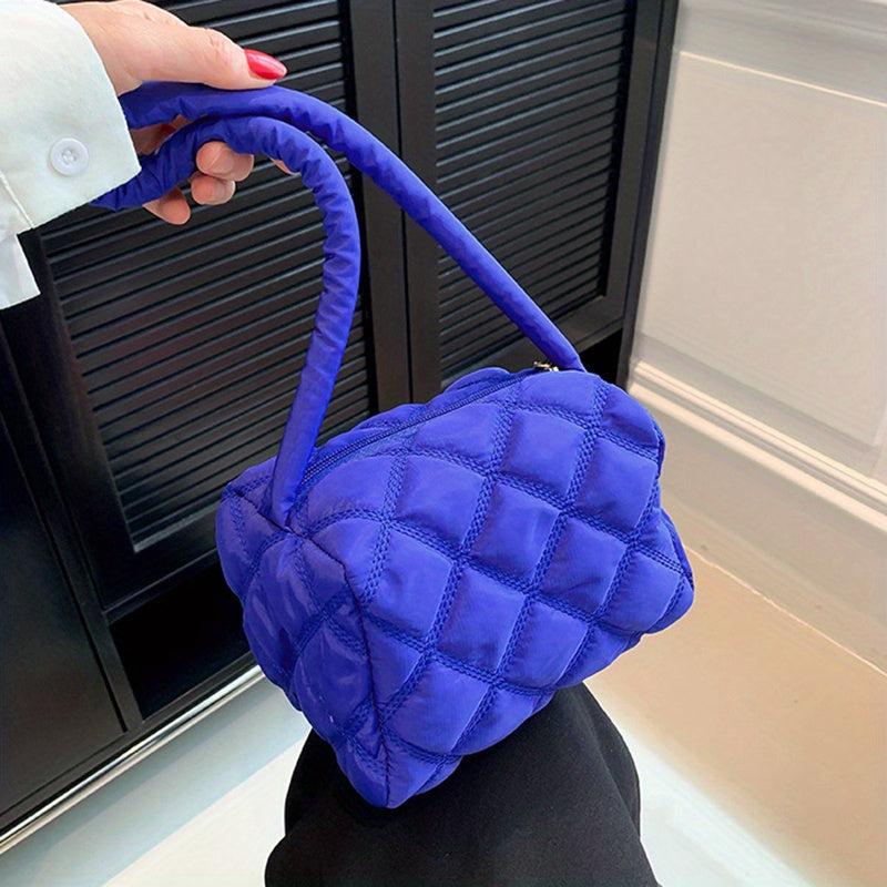 Quilted Shoulder Bag Solid Underarm Bag Women's Handbag 15 X 11 X 11 0cm