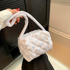 Quilted Shoulder Bag Solid Underarm Bag Women's Handbag 15 X 11 X 11 0cm