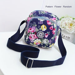 Floral Print Crossbody Phone Bag Lightweight Shoulder Bag