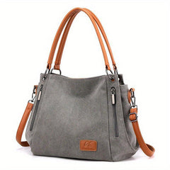Large Capacity Canvas Tote Bag Lightweight Shoulder Bag