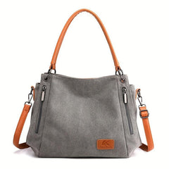 Large Capacity Canvas Tote Bag Lightweight Shoulder Bag