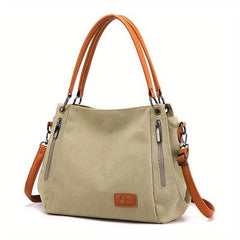 Large Capacity Canvas Tote Bag Lightweight Shoulder Bag