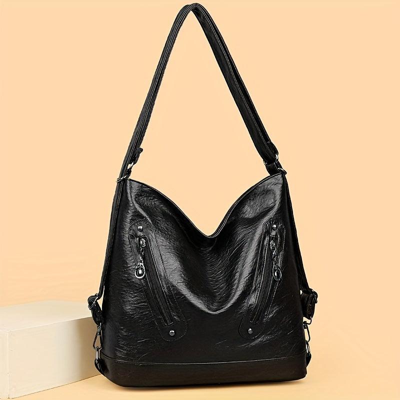 Vintage Solid Backpack for Travel & Work