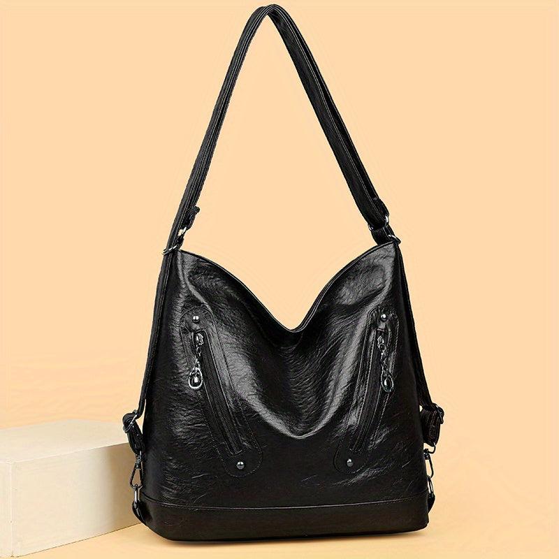 Vintage Solid Backpack for Travel & Work