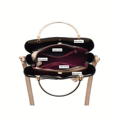Tassel Crossbody Bag Top Ring Satchel Purse