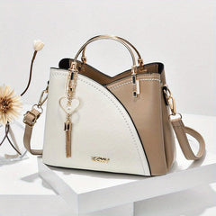 Tassel Crossbody Bag Top Ring Satchel Purse