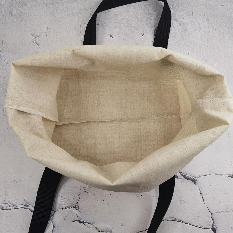 Graphic Cat Print Canvas Bag Lightweight Shoulder Bag