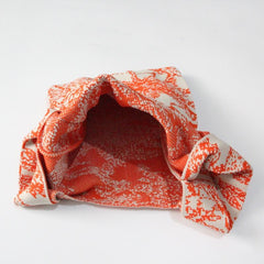 Pixel Style Woven Tote Bag Lightweight Shoulder Bag