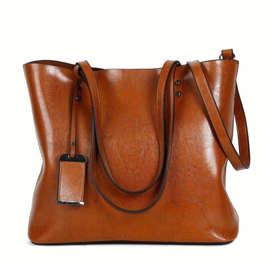 Vintage Large Capacity Tote Bag Classic Handbag