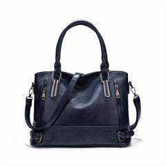 Vintage Large Tote Bag Retro Top Handle Shoulder Bag Women's Satchel Handbag