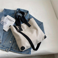 Vintage Canvas Tote Bag for Women Travel Crossbody Handbag