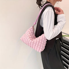 Versatile Lightweight Shoulder Bag Soft Handbag & Purse