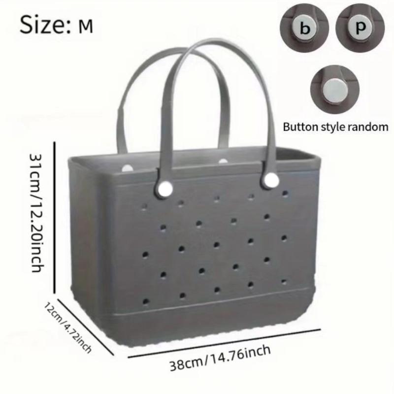Hollowed Beach Bag Large Capacity Portable Handbag
