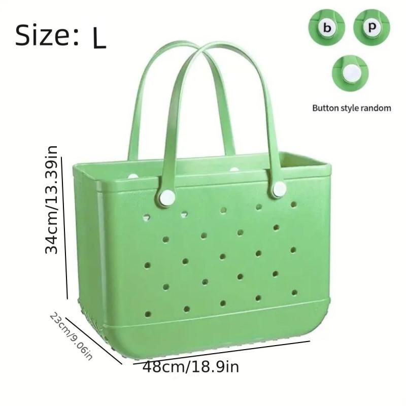 Hollowed Beach Bag Large Capacity Portable Handbag