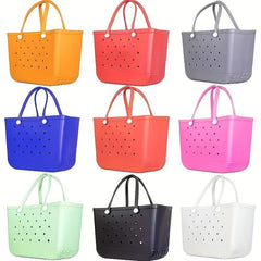 Hollowed Beach Bag Large Capacity Portable Handbag