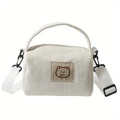 Mini Plush Crossbody Bag Women's Versatile Shoulder Bag & Purse
