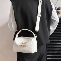 Mini Plush Crossbody Bag Women's Versatile Shoulder Bag & Purse