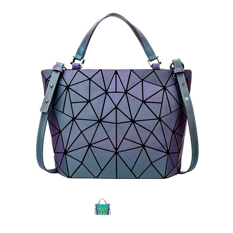 Geometric Pattern Tote Bag Satchel Large Capacity Shoulder Bag