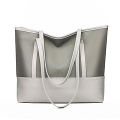 Large Capacity Tote Bag Zipper Handbag Women's Shoulder Bag For Work