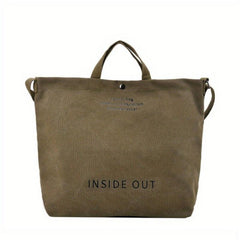Vintage Canvas Shoulder Bag Crossbody Satchel Work Bag