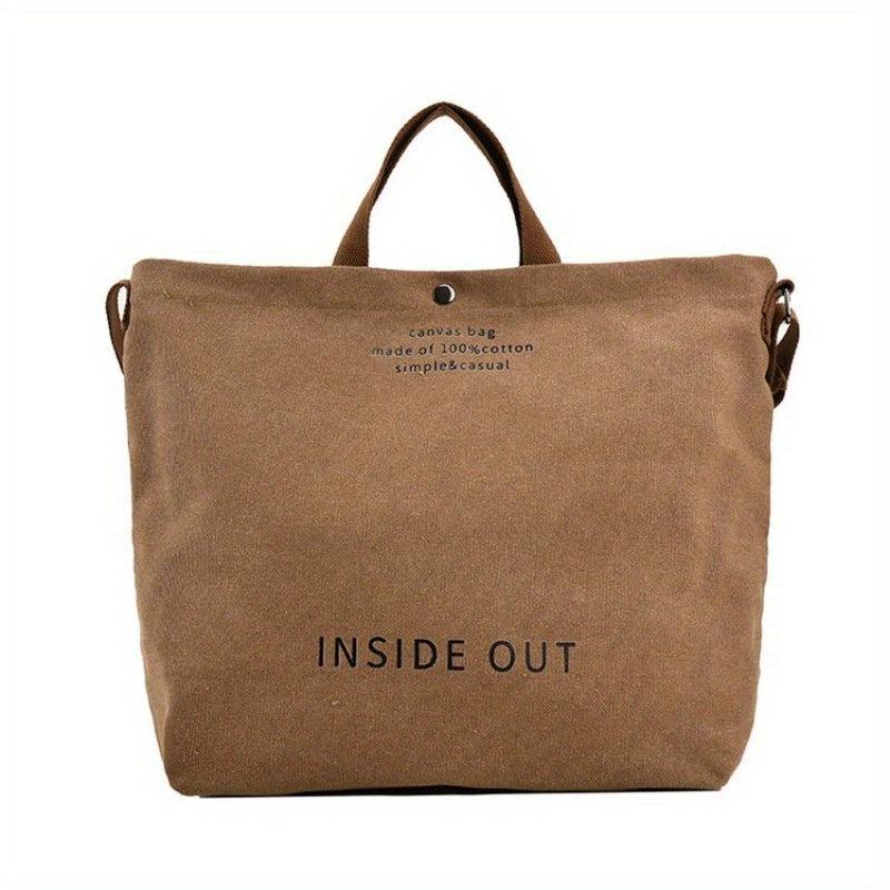 Vintage Canvas Shoulder Bag Crossbody Satchel Work Bag
