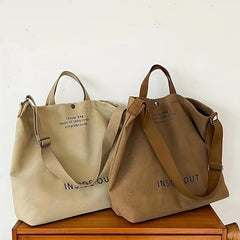 Vintage Canvas Shoulder Bag Crossbody Satchel Work Bag