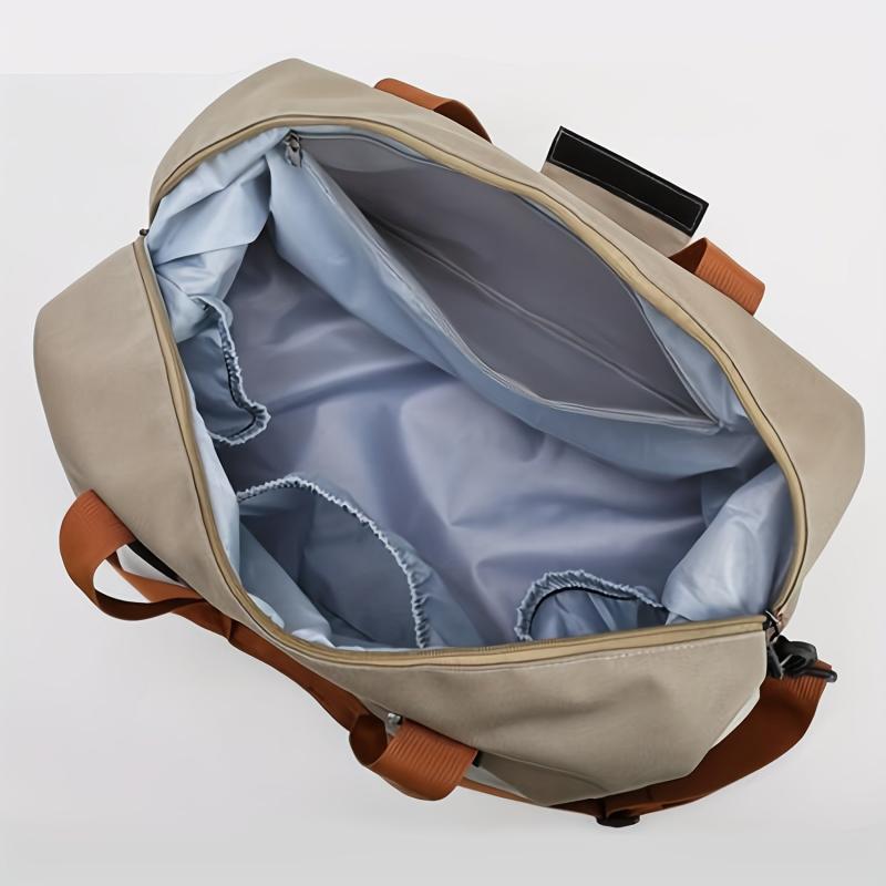 Durable Shoulder Bag Wet Dry Separation Travel Double Handle Carry on Handbag