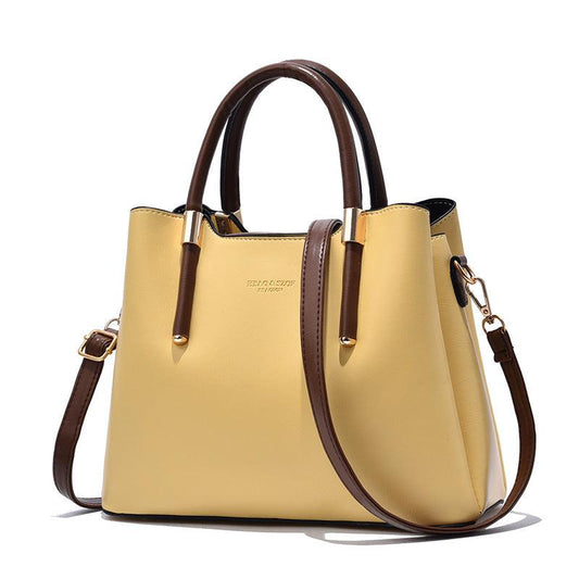 Women's PU Leather Crossbody Bag Top Handle Satchel Purse