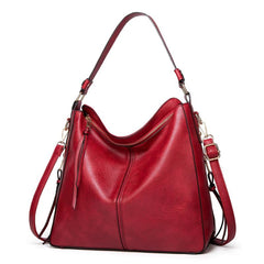  Faux Leather Handbag Large Capacity Shoulder Bag Tote Bag