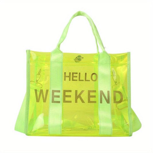 Large Capacity Beach Satchel Bag PVC Waterproof Lightweight Storage Bag