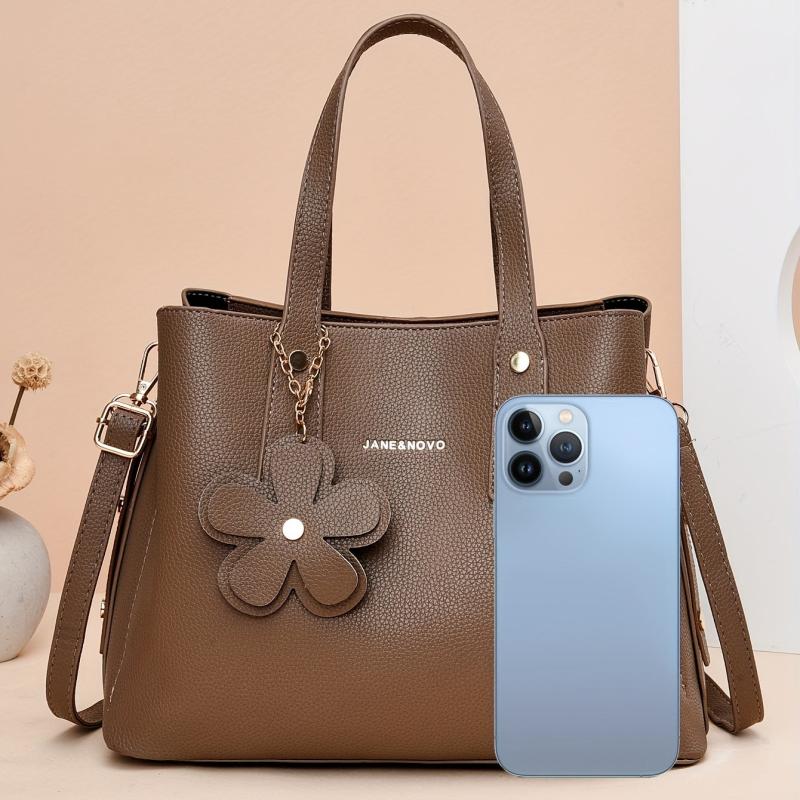 Floral Crossbody Satchel Purse for Office & Work