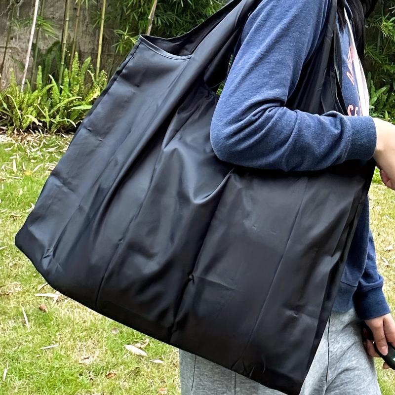 Foldable Tote Bag Large Capacity Lightweight Shoulder Bag Casual Shopping Bag