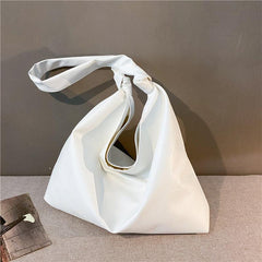 Solid Hobo Bag All Match Shoulder Bag Women's Storage Bag